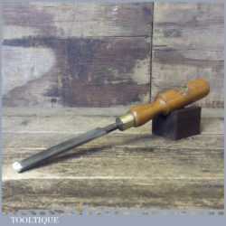 Vintage W. Marples & Sons Carpenter’s 5/8” Gouge Chisel - Sharpened Honed