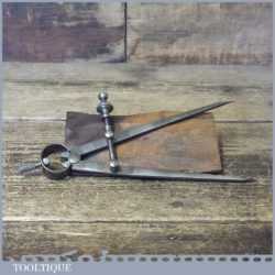 Vintage Moore & Wright 6” Steel Spring Dividers - Good Condition