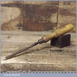 Vintage W Marples & Sons Carpenter’s 1/4” Firmer Chisel - Sharpened Honed