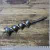 Vintage Wm Ridgeway 1 ⅜” Double Spur Screw Auger Bit - Sharpened