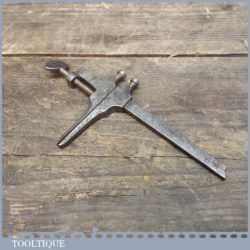 Early Vintage Unusual Pair Of Vernier Type Callipers