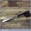 Antique Isaac Greaves 1825-1911 Rosewood Handle 5/8” Gouge Chisel