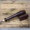 Antique Isaac Greaves 1825-1911 Rosewood Handle 5/8” Gouge Chisel