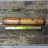 Vintage J. Rabone & Sons Engineer’s 4 ½” Brass Pocket Spirit Level