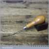 Vintage Eyed Rug Awl With Beechwood Handle - Good Condition