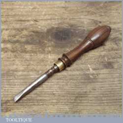 Antique Gunsmiths Screwdriver 18th Century With Rosewood Handle