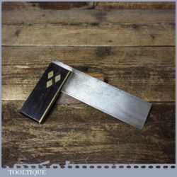 Vintage Carpenters 6” Rosewood Brass Try Square - Good Condition