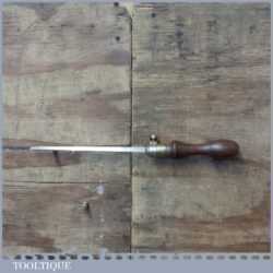 Vintage Moore & Wright Beechwood Brass Padsaw Good Sharp Blade