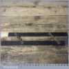 Vintage W F Stanley London Ebony Brass 12” Parallel Rule - Good Condition