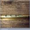 Vintage Engineer’s 6” Brass Spirit Level Revolving Protective Over