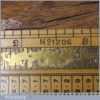Vintage J Rabone No: 1206 Boxwood Brass Rope Gauge Slide Rule