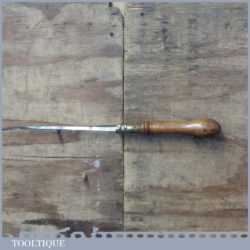 Vintage 19th Century Boxwood Brass Padsaw - Good Sharp Blade