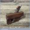 Vintage Luthiers Miniature 3 ½” Beechwood Rounding Plane - Good Condition