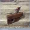 Vintage Luthiers Miniature 3 ½” Beechwood Rounding Plane - Good Condition