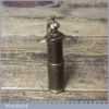 Unusual & Rare Vintage Gun Oiler With Cap And Chain - Good Condition
