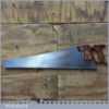 Vintage 24” Henry Disston USA D8 Cross Cut Handsaw 6 TPI - Sharpened