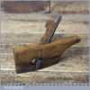 Vintage Luthier’s Handled Miniature Beechwood Rounded Rabbet Plane