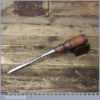 Vintage W. Marples & Sons Carpenter’s 3/8” Socketed Bevel Edge Chisel