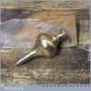 Vintage Monument Brand No: 3 Brass Plumb Bob - Good Condition