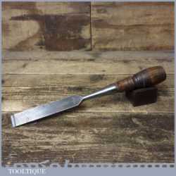 Vintage Hinsdale Mfg USA 1919-1932 1” Heavy Duty Socketed Flat Firmer Chisel