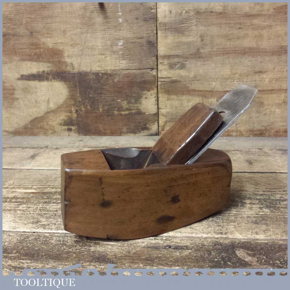 Antique Griffiths Norwich Carpenter’s 8” Beechwood Compass Plane