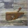 Vintage Luthiers Instrument Maker’s Miniature 4 ¼” Long Beech Compass Plane