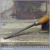 Vintage J B Addis 3/8” Straight Wood Carving Gouge Chisel - Sharpened Honed