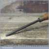Vintage I Sorby 1/4” Straight Wood Carving Gouge Chisel - Sharpened Honed