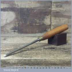 Vintage Stormont 1/4” Straight Wood Carving Incannel Gouge Chisel Sharpened