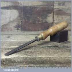 Vintage Ward & Payne 3/8” Straight Wood Carving Gouge Chisel - Fully Refurbished