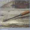 Vintage Thomas Ibbotson 1/8” Straight Wood Carving Chisel - Sharpened
