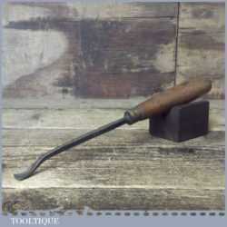 Vintage No: 27 Herring Bros 3/8” Wood Carving Spoon Gouge Chisel - Fully Refurbished