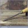 Vintage Buck & Hickman Toga 1/4” Straight Wood Carving Gouge Chisel