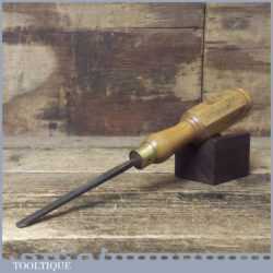 Vintage Frost Norwich 1/4” Straight Wood Carving Gouge Chisel - Refurbished