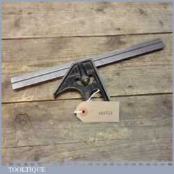 Vintage Rabone No: 1901 Adjustable Combination Square