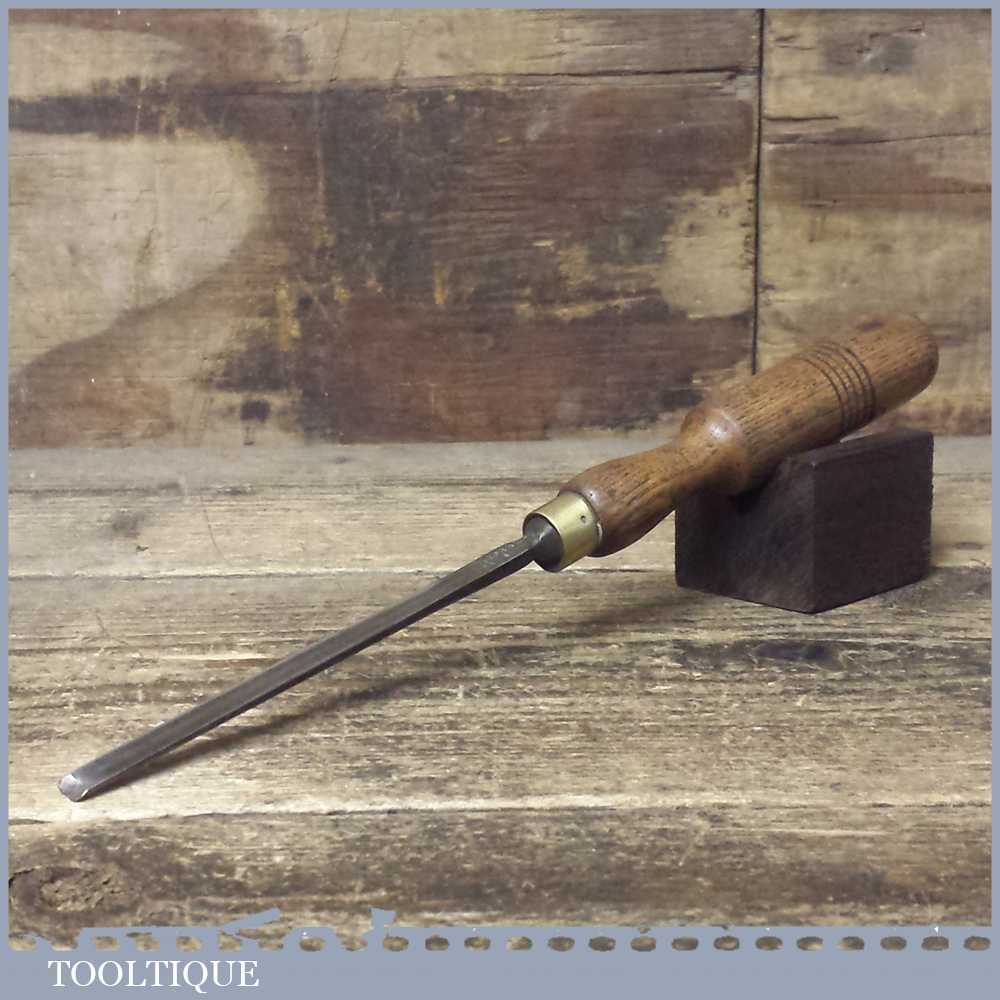 Vintage I. Sorby 5/16” Straight Wood Carving Gouge Chisel - Sharpened Honed