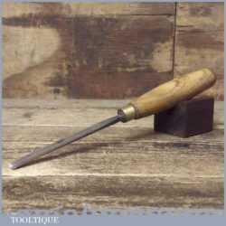 Vintage Robert Sorby 3/8” Straight Wood Carving Gouge Chisel - Fully Refurbished