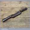 Antique Rosewood & Brass Adjustable Spokeshave In Good Original Condition