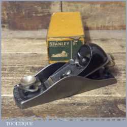 Vintage Boxed Stanley England No: 9 ½ Adjustable Throat Block Plane