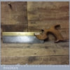 Vintage Spear & Jackson No: 26 Brass Back 10” Dovetail Saw 12 TPI - Sharpened