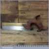 Vintage Brass Back 10” Dovetail Saw 20 TPI - Refurbished Sharpened RIP
