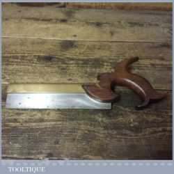Vintage Brass Back 10” Dovetail Saw 20 TPI - Refurbished Sharpened RIP