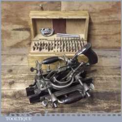 Vintage Stanley No: 55 Combination Plough Plane Complete - Fully Refurbished
