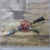 Vintage Millers Falls Co. USA No: 2 single pinion egg beater hand drill with rosewood handles