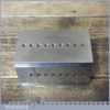 Vintage Quality Engineers Steel Block - Side V Channels Threaded Holes