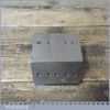 Vintage Quality Engineers Steel Block - Side V Channels Threaded Holes