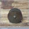 Rare Farrow Antique 3 ½” Brass Drum Fishing Reel Early Fish Logo