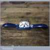 Vintage Record No: A151 adjustable curved sole metal spokeshave, fully refurbished ready for use and in good used condition
