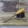 Vintage S.J. Addis & Sons 5/16” No: 5 Straight Wood Carving Chisel - Fully Refurbished