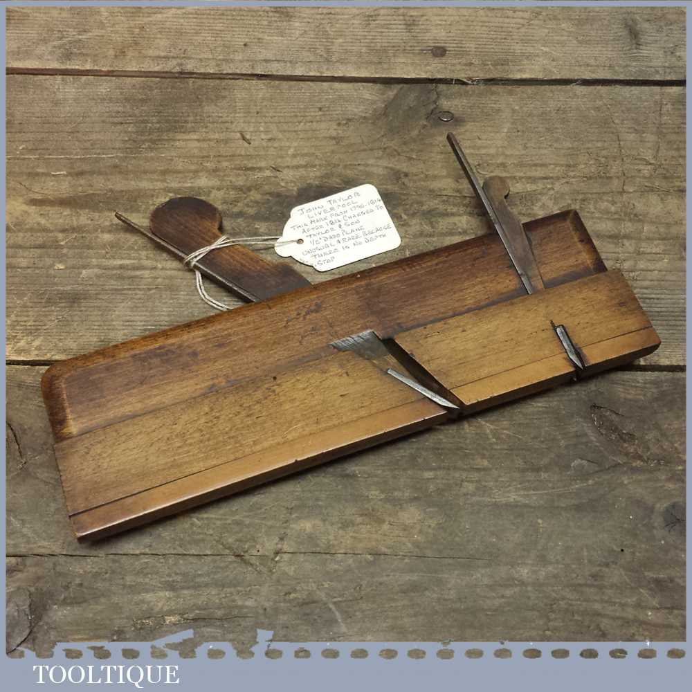 Antique late 18th Century John Taylor of Liverpool (early mark) Rare Dado Plane